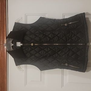 Moshino 1990's Quilted Vest Black Size 6